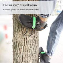 Шипы для скалолазания H7C1, инструмент для скалолазания на шесте, для охоты, простой обуви для скалолазания, стальное дерево, фрукты 2024 - купить недорого