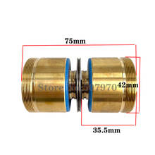 Brass Seat Pulley Guide Wheel Roller Assembly 451(OD42mm* L75mm) for EDM Wire Cut Machine 2024 - buy cheap