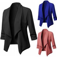 Classic Black Chic Autumn Blazer Jacket Women Streetwear Office Lady Long Sleeves Blazer Coats Female Casual blazer feminino 2024 - buy cheap