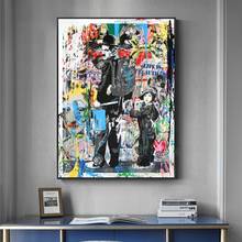 Modern Graffiti Art Canvas Paintings On the Wall Art Posters And Prints Abstract Street Art Pictures Home Wall Decoration Cuadro 2024 - buy cheap