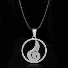 Titanium Steel Round Pendant Necklaces Anime Collection Xiao Organization Symbol Dangle Necklaces Jewelry 2024 - buy cheap