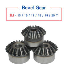 1 Piece Bevel Gear 2M15T/16T/17T/18T/19T/20T Gear 90 Degrees Meshing Angle Carbon Steel Transmission Ratio 1:1 Transmission Part 2024 - buy cheap