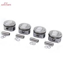 Conjunto de pistões e anéis de motor, 4 peças, tamanho grande 77mm, pino 19mm, para vw passat, golf plus, jetta, polo, gti, tiguan, skoda, fabia, seat, alhambra 2024 - compre barato