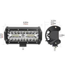 Barra de luz de led combo, barra de luz para faróis 4x4, 12v e 24v, peças de automóvel 2024 - compre barato