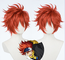 Anime SK8 Reki Cosplay Wig Red Short fluffy Heat Resistant Synthetic Hair Adult Halloween Role Play SK8 the Infinity SK Eight 2024 - buy cheap
