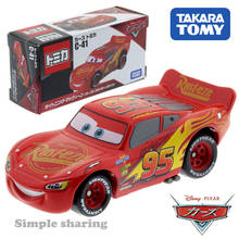 Takara Tomy Tomica Disney Pixar Cars 3 C-41, Rayo McQueen, tipo estándar, Pop, juguetes para niños, vehículo a Motor, modelo de Metal fundido a presión 2024 - compra barato