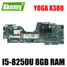 LA-F421P For ThinkPad X380 Yoga laptop motherboard CPU i5 8250U RAM 8GB tested 100% working FRU 02DA004 02DA006 5B20X01166 2024 - buy cheap