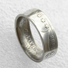 90% Silver US 1908 Barber Half  Dollar Coin Ring Shiny Handcrafted US Size 7-14 Custommized Date 2024 - buy cheap