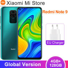 Глобальная версия Xiaomi Redmi Note 9 4 Гб 128 Гб мобильный телефон MTK Helio G85 Octa Core 48MP Quad камера заднего вида 6,53 "дисплей 5020 мАч 2024 - купить недорого