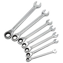 Flexible Ratchet Action Wrench Spanner Nut Tool Head Ratchet Metric Spanner Open End Ring Wrenches Tool 8/10/12/13/14/17/19mm 2024 - buy cheap