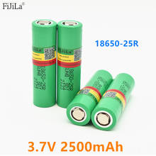 100% Оригинал 3,7 в 18650 2500 мАч INR18650 25R 2500 мАч 20 А литиевые батареи отвертка фонарик 2024 - купить недорого