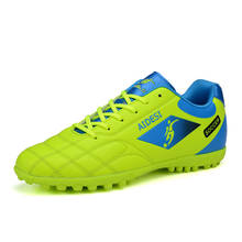 2021 Football Shoes Soccer Boots For Men Children Soccer Cleats Turf Shoes Leather Soccer Trainer Boys Soccer Sneaker Turf Boot 2024 - buy cheap