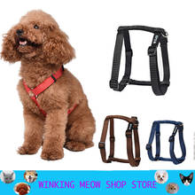 Nylon Pet Dog Harness No Pull Adjustable Leash Vest Classic Running Strap Belt For Small And Medium Dog Feflective Stripe Teddy 2024 - buy cheap