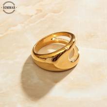 SOMMAR ins-colgante de resina para novia, anillo de boda, Alien, precio en euros, lujo, tamaño 6 7 8 2024 - compra barato