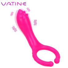 VATINE Vagina Clitoris Stimulation Penis Vibration Clip Nipple Massage Sex Toy For Women Men Couple Sex Shop G-spot Vibrator 2024 - buy cheap