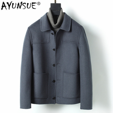 AYUNSUE 2020 Wool Coat Men Autumn Winter Woolen Coat Down Jacket Korean Overcoat Coats Men Abrigo Hombre MC19D054 KJ4290 2024 - buy cheap