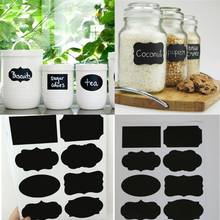 40 pçs novo casamento casa cozinha frascos blackboard adesivos quadro lables 2024 - compre barato