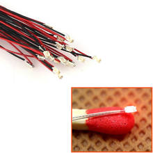 10Pcs T0603WM SMD Led Pre-soldered Micro Litz Wired Leads Red SMD Led Lamp Model 200mm Prewired Emitting Diodes Light 2024 - buy cheap