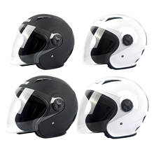 Motorcycle Helmets Electric Bicycle Helmet Open Face Clear Lens Visors Men Women Summer Scooter Motorbike Moto Bike Helmet 2024 - buy cheap