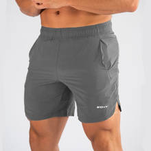 Pantalones cortos finos de secado rápido para hombre, Shorts informales de verano para correr, gimnasio, Fitness, culturismo, entrenamiento 2024 - compra barato