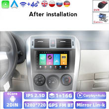 1024*600 HD Car Gps Multimedia Player For Toyota Corolla E140/150 2007 2008 2009 2010 2011 2012-2015 2016 Audio Stereo 2 Din SWC 2024 - buy cheap