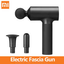 Xiaomi Mijia-pistola eléctrica para aliviar el dolor muscular, masajeador de vibración con cabezal de masaje reemplazable, para ejercicio físico 2024 - compra barato