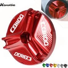 Motorcycle CNC Aluminum Engine Oil Filter Cup Plug Cover screws For Honda CB1100 CB 1100 2013 2014 2015 2016 2017 2018 2012 2019 2024 - buy cheap