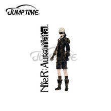 Jump Time 13 x 4cm For Nier Automata 9S Car Stickers Waterproof DIY 3D Sticker Bumper Custom Printing Window Decal Decoration 2024 - buy cheap