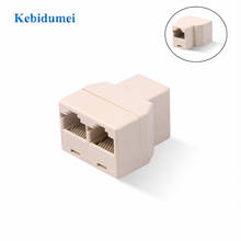 kebidumei Female To Female RJ45 Network Ethernet LAN Splitter Connector Transfer Head RJ45 CAT 5 5E 6 6a Extender Network Cable 2024 - buy cheap