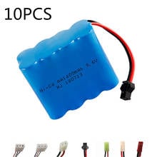 NI-CD 1400mah 9.6v Rechargeable Battery For Rc toys Car Boat Tanks Robot Gun NiCD AA 700mah 9.6v Rechargeable Battery 10pcs 2024 - buy cheap