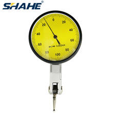 SHAHE-Indicador de Dial de palanca de precisión, 0-0,2mm, Dial de prueba, indicador biselado 2024 - compra barato