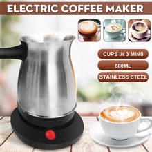 600W 220V Coffee Machine 304 Stainless Steel Turkey Coffee Maker Electrical Coffee Pot Coffee Kettle for home office 2024 - buy cheap
