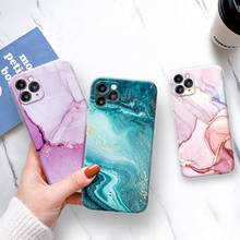 Fashion Marble Texture Phone Case For iPhone 11 12 11Pro Max XR XS Max X 7 8 Plus 11Pro 12 Shockproof Bumper Back Cover 2024 - buy cheap