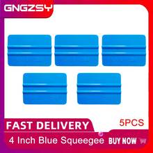 5pcs professional 3M blue soft squeegee vehicle window protective vinyl film tinting wraps car sticker scraper film tools 5A60 2024 - buy cheap