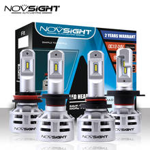 NOVSIGHT 60W 10000LM Car LED Headlight H4 Hi/Lo H7 H11 HB3 9005 HB4 9006 Light Bulbs 6500K Fog Lights Auto Car Headlamp Kit 12V 2024 - buy cheap