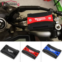 Tampa reservatória de fluido frontal cnc para motocicleta, tampa para yamaha super tenere tenere1200 tenere 1200 xt1200z 2024 - compre barato