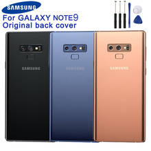 Samsung-capa de vidro para bateria traseira, original, para galaxy note9, note 9, n9600, cabeças, n960f, edição personalizada 2024 - compre barato