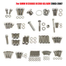 Kit de tornillos de carenado para motocicleta, Clips de sujeción, tuercas, para BMW R1200GS R 1200 GS R1200 GS ADV Adventure 2003 2004 - 2007 2024 - compra barato