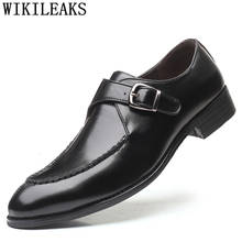 Monk Strap Shoes Formal Leather Shoes For Men Oxford Groom Shoes Herren Schuhe Italienisch Zapatos De Vestir Calsado De Hombre 2024 - buy cheap