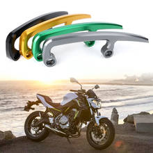 Suporte do banco traseiro do passageiro para motocicleta de rua cnc com barra de punho para kawasaki z650 z 2017 2018 2024 - compre barato