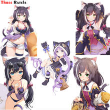 Three Ratels FC593 Princess connect! re dive kyaru removable sticker on car bike motorcycle 2024 - buy cheap