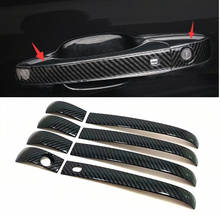 8PCS Carbon Fiber Side Door Handl Cover Trim For Jeep Grand Cherokee 2014 2015 2016 2017 20182019 2020 2024 - buy cheap