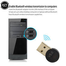 Adaptador USB Bluetooth 5,0, receptor de Audio inalámbrico de escritorio, Dongle transmisor para PS4, ordenador, Aux, Audio, altavoz, música 2024 - compra barato