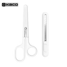 KACO LEMO-cuchillo japonés de acero, hoja afilada de corte de papel, portátil, hecho a mano, para la escuela, la Oficina y el hogar 2024 - compra barato