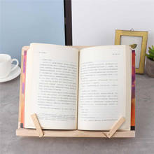 Creative EASY-Foldable Recipe Book Stand,Wooden Frame Reading Bookshelf,Tablet Pc Support Stand U3 2024 - buy cheap