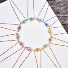 KAMAFpersonality eyes 4 colors Opal adjustable bracelet ladies party jewelry gift 2024 - buy cheap