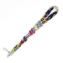 Hot Classic Anime JoJos Bizarre Adventure Lanyards Key Chain Cosplay Webbing Hang Rope Keychain Fans Collection Gift for Friends 2024 - buy cheap