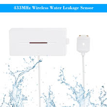 eWeLink 433MHz Wireless Water Leakage Sensor Water Leaks Intrusion Detector Alert Water Level Overflow Alarm Home Security Alarm 2024 - buy cheap