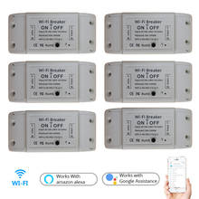 WiFi Smart Light Switch Universal Breaker Timer Smart Life APP Wireless Remote Control Work with Alexa Google Home 2024 - buy cheap