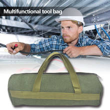 Multi-functional Canvas Tool Bag Hardware Handbag Screwdriver Wrench Electrician Toolkit Electrical Tool Storage Organizer Bag 2024 - buy cheap